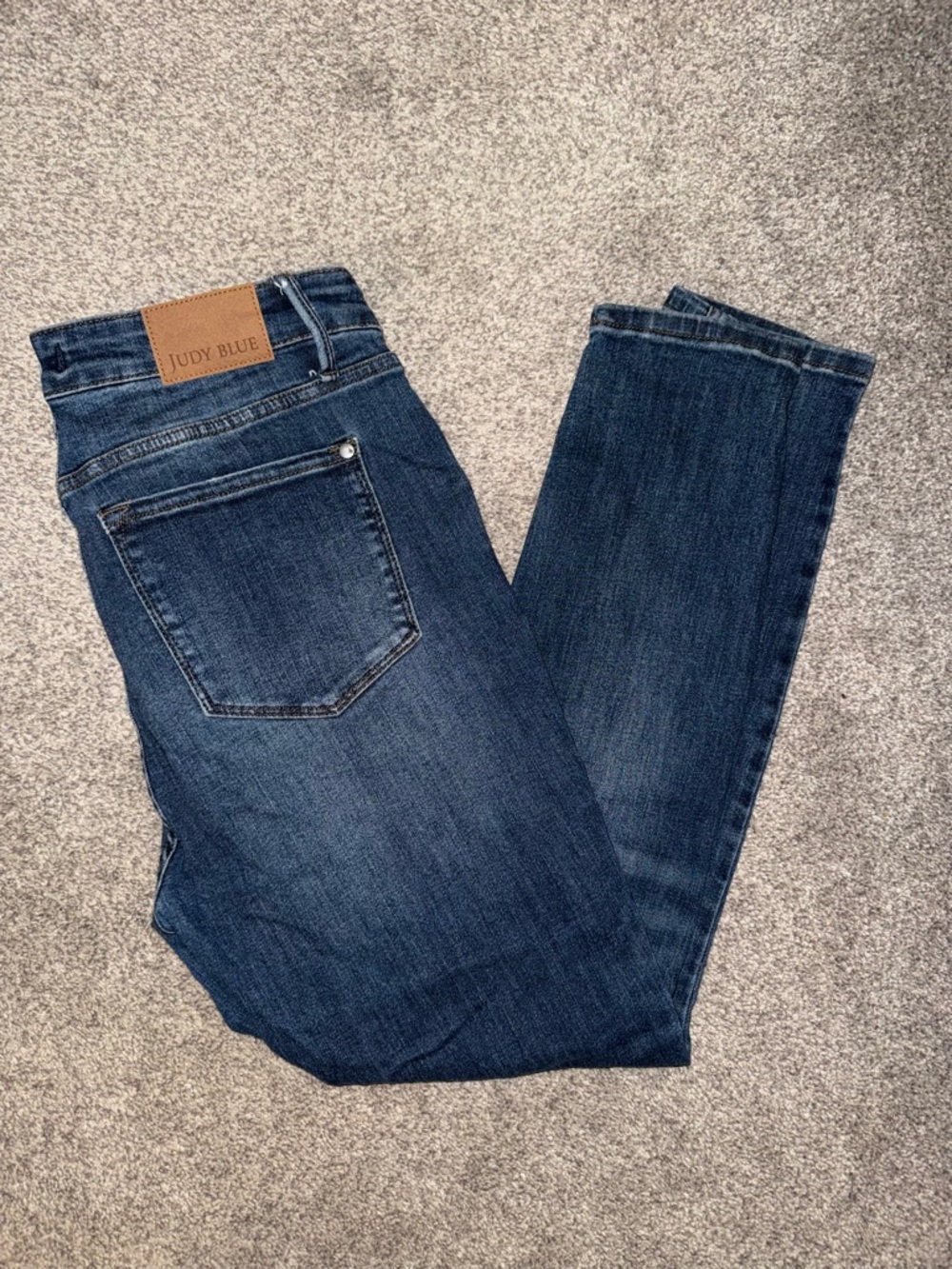 Judy Blue Women’s Deep Indigo Tummy Control Skinny Jeans